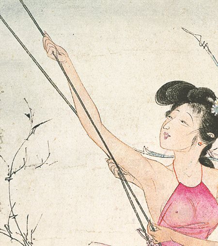 庆阳市-胡也佛的仕女画和最知名的金瓶梅秘戏图